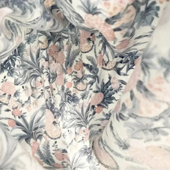 Line and Dot Sunday Tropical Mini Dress in Multicolors, Size Small - Picture 8 of 10